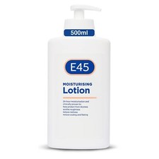 E45 Skin Moisturizer 500ml Perfume Free Dermatologically Tested for All Skin