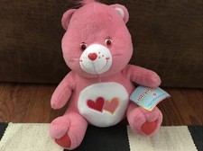 Care Bears Vintage New With Tags Love A Lot Pink 2003 10 Inches