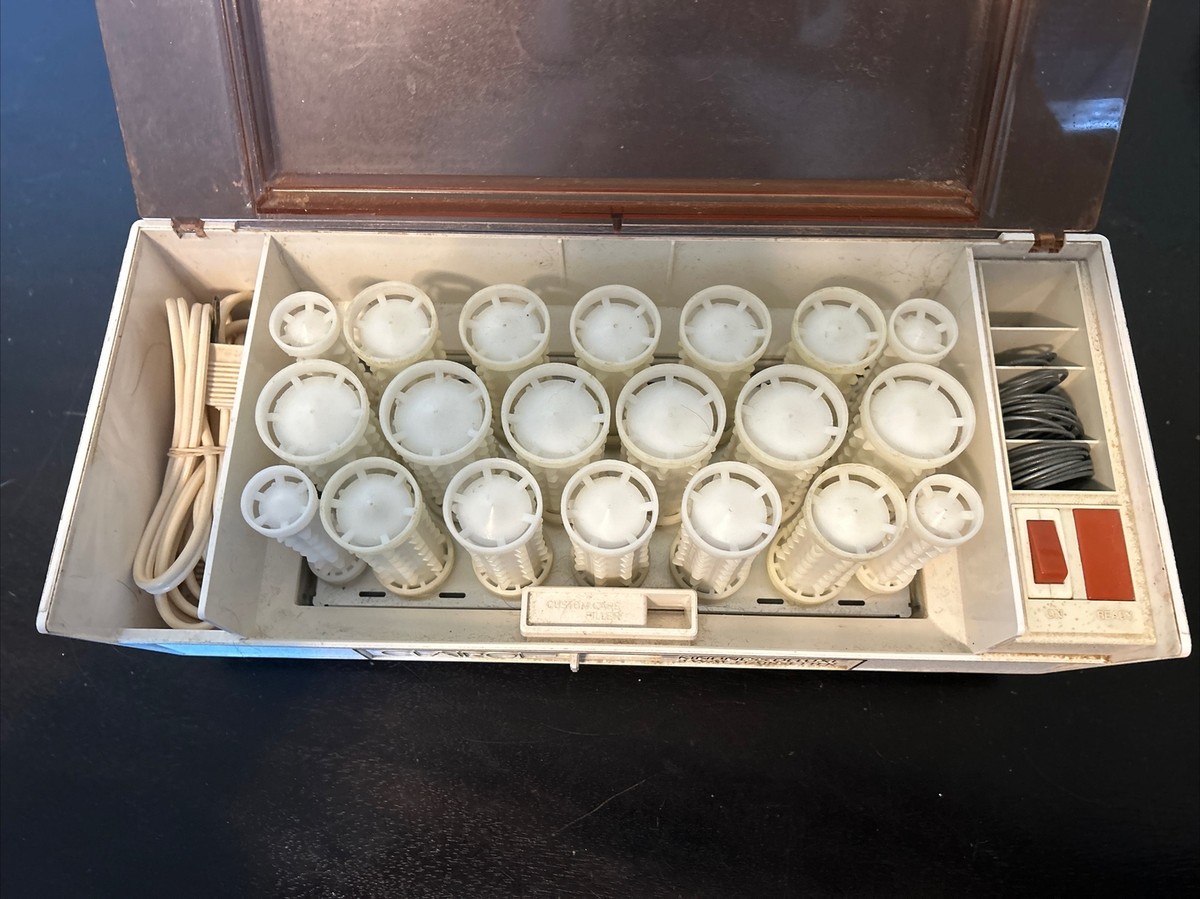 Vintage Clairol Kindness Deluxe Way Hair setter K-400S Complete