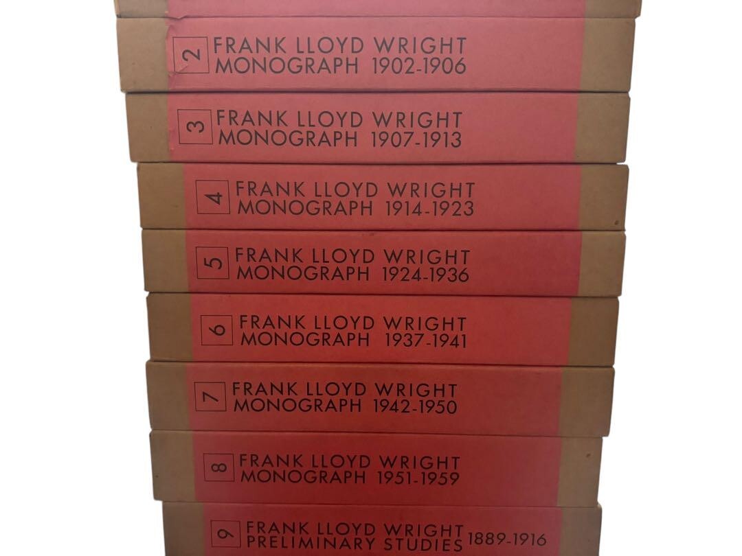 FRANK LLOYD WRIGHT MONOGRAPH 1-6巻セット Frank Lloyd Wright All 12 volumes set | eBay