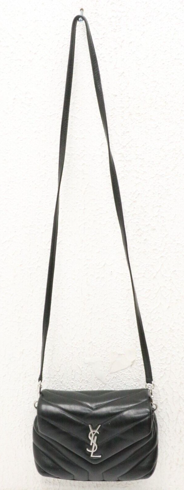 Borsa a tracolla Saint Laurent giocattolo Loulou Matelasse in pelle