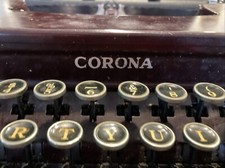 Smith Corona Silent Flat Top Typewriter - With Case - Vintage - 1930’s burgundy thumbnail