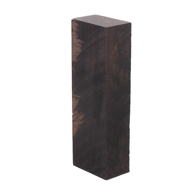 2 Pieces African Blackwood Ebony Block Lumber Wood Craft Knife