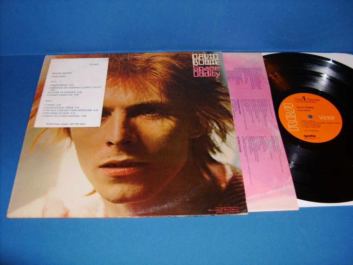 DAVID BOWIE SPACE ODDITY RCA-4813 DJ PROMOTIONAL LP ORIGINAL 1972