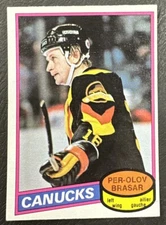 1980-81 O-Pee-Chee OPC Hockey - #291 Per-Olov Brasar - Vancouver Canucks