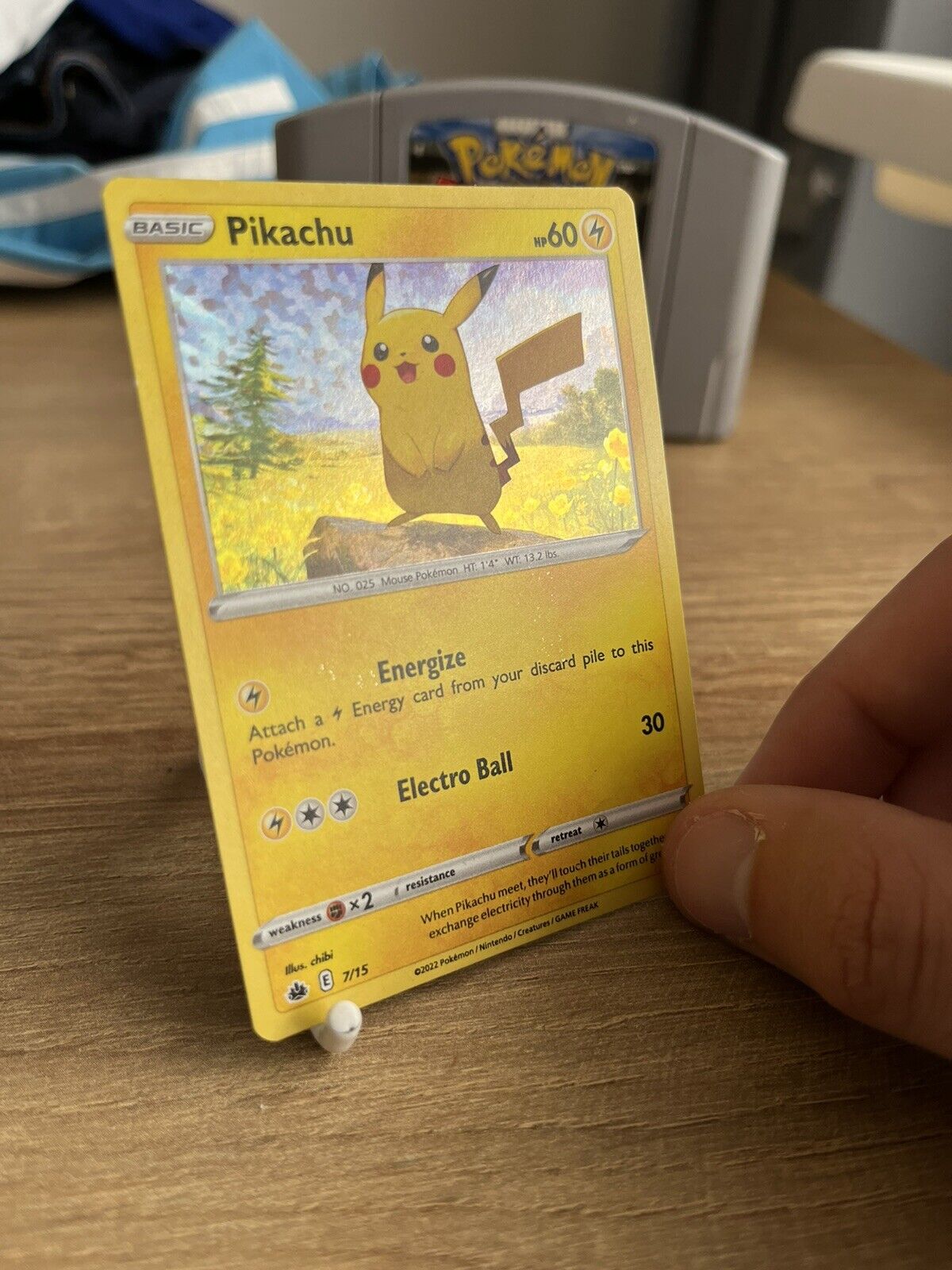 Pikachu McDonalds Happy Meal Holo Foil Promo 2022 Pokemon TCG Card 7/15 🔥