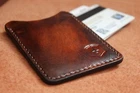 minimalist wallet card case handmade