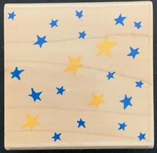 Stampendous Star Scatter Rubber Stamp