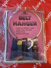 NOS Vintage 1986 Tie/ Scarf/ Belt Holder Brass Plated Ring Closet Hanger