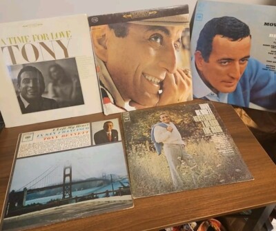 Tony Bennett - Lot Of 5- The Movie Song Album, Yesterday I heard the Rain...**