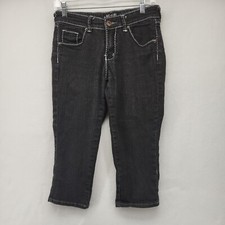 BE-GIRL JEANS WOMEN'S JEANS SIZE  26 WAIST DENIM CAPRI CROP STRETCH WESTERN PANT