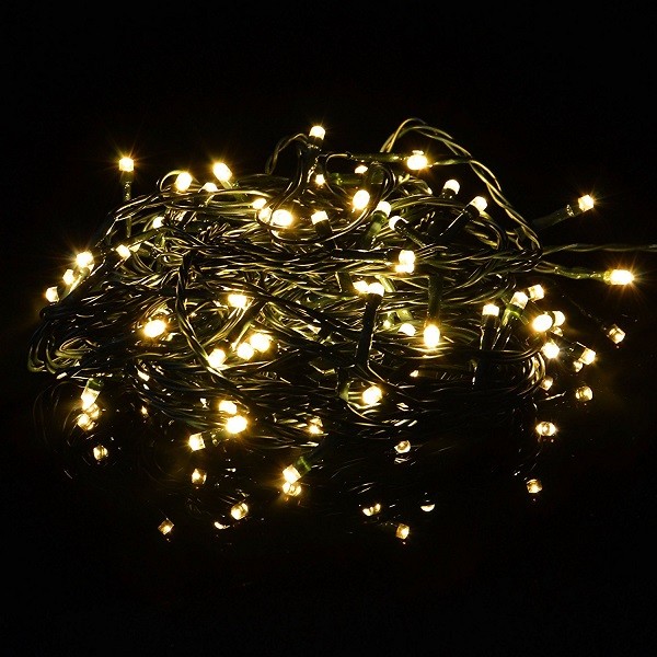 Led Timer Lichterkette Fb Dimmbar 40Er Warmweiß / GrüN 3,9M AußEn BA11203 Xmas-image