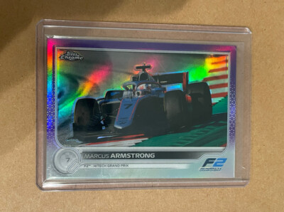 2022 Topps Chrome Formula 1 F2 Marcus Armstrong Purple Refractor #/399 136