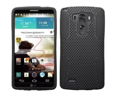 Asmyna Handyhülle Für LG G3, Schwarz
