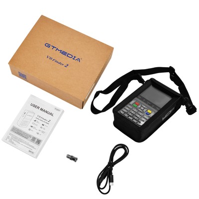 GTMEDIA  Finder 2 TV-Signal Suchgerät -S//S2X-Signalempfänger 3,5LCD N1Y6