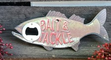 Flaschenöffner - Fisch -  Bait & Tackle - Holz / MDF  Maritim  Clayre & Eef