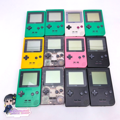 Nintendo Game Boy Pocket Console MGB-001 Gameboy Lot of 12