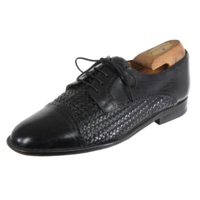 MEZLAN Cancun Oxfords Dress Shoes Sz. 8.5 M Woven Leather 
