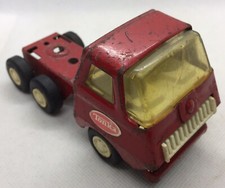 Vintage Tonka Red  White Pressed Steel Tractor Trailer
