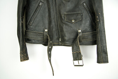 John Elliott x Blackmeans Men's Leather Yuji Rider's Jacket