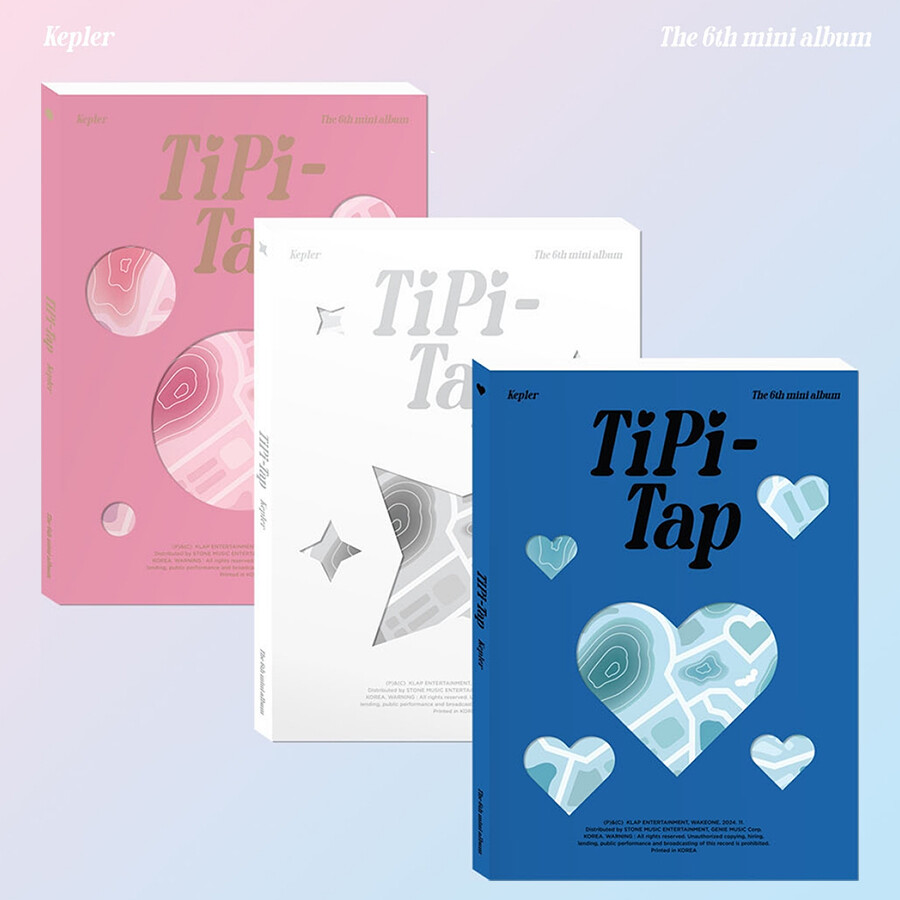 KEP1ER [TIPI-TAP] 6th Mini Album CD+Photo Book+2 Poster+Sticker+ 