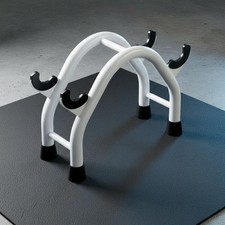 Estante de almacenamiento para mancuernas soporte para mancuernas eficiente en el espacio ahorro de espacio para gimnasio en casa