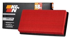 Engine Air Filter: Long Life 18,000 Mile Replacement Air Filter: Compatible
