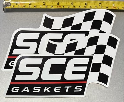 Sce Sticker SCE Gaskets Racing Contingency Sticker Set Nascar NHRA Street Outlaw ...