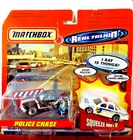 Vintage 1999 Matchbox Real Talkin Police Chase Set State Trooper/Mustang Car NEW