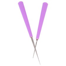 2 Pcs Bead Reamer Jewelry Hole Puncher for Beads Tool Beading Making