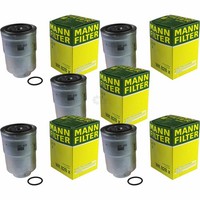 5X Mann-Filter Kraftstofffilter WK 828 Fuel Filter