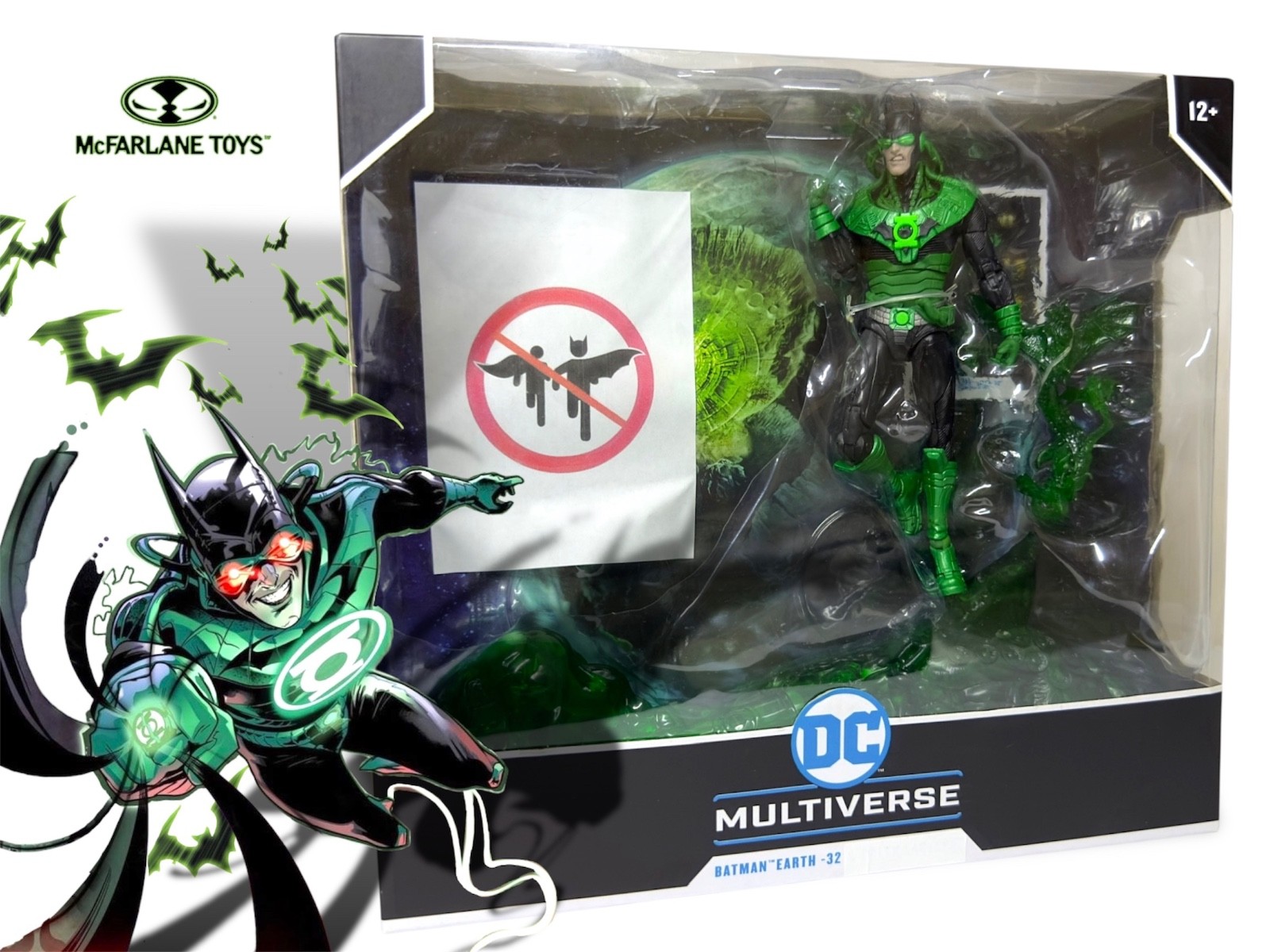 DC Multiverse Batman Earth-32 Figurine articulée 17 cm avec 22 points d'articulation précis