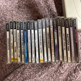 SEGA Saturn Console Memory Card Games Lot 20 Set DonPachi X-MEN Cyberbots JP