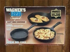 NIB Wagner's 1891 Original Cast Iron Cookware 3 Skillets, 6.5”, 8” and 10.5”