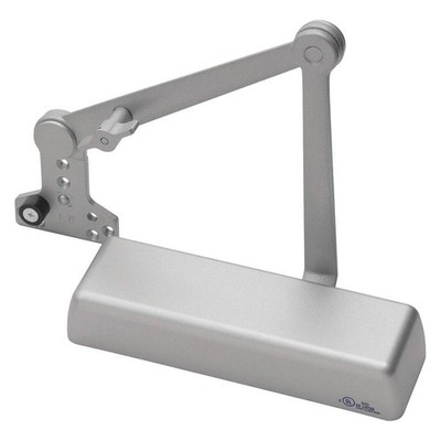 NORTON DOOR CONTROLS 410XHDHX689 Door Closer,Hvy Duty,Hold Open,Silver 49VT69