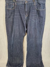 Aeropostale Bootcut Jeans Men's 44x32 Medium Wash Denim Light Distressing