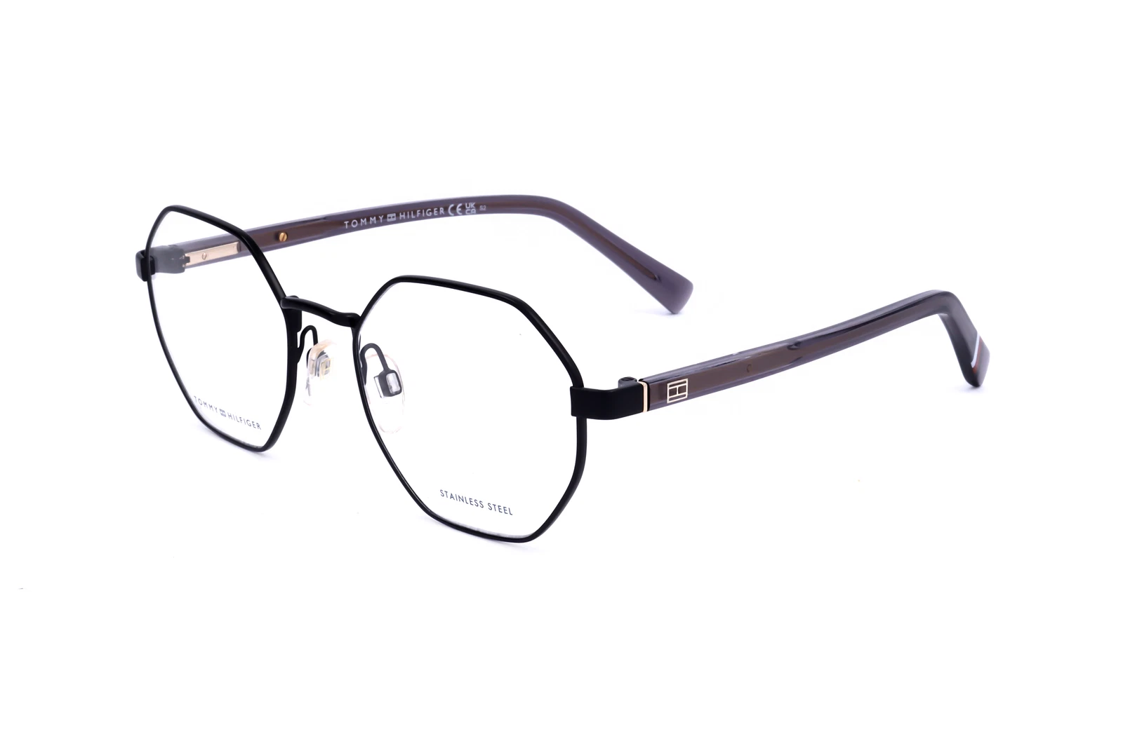 Tommy Hilfiger TH 1924/RE O6W MATTE BLACK GREY 53/19/140 Unisex Eyewear Frame