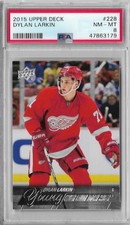 Dylan Larkin RC PSA 8 NM-MT 2015-16 Upper Deck Young Guns Rookie #228 Red Wings