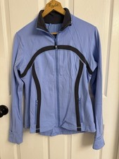 LULULEMON Define Jacket Blue Athletic Gym Yoga Running Full Zip Thumbholes SZ 12