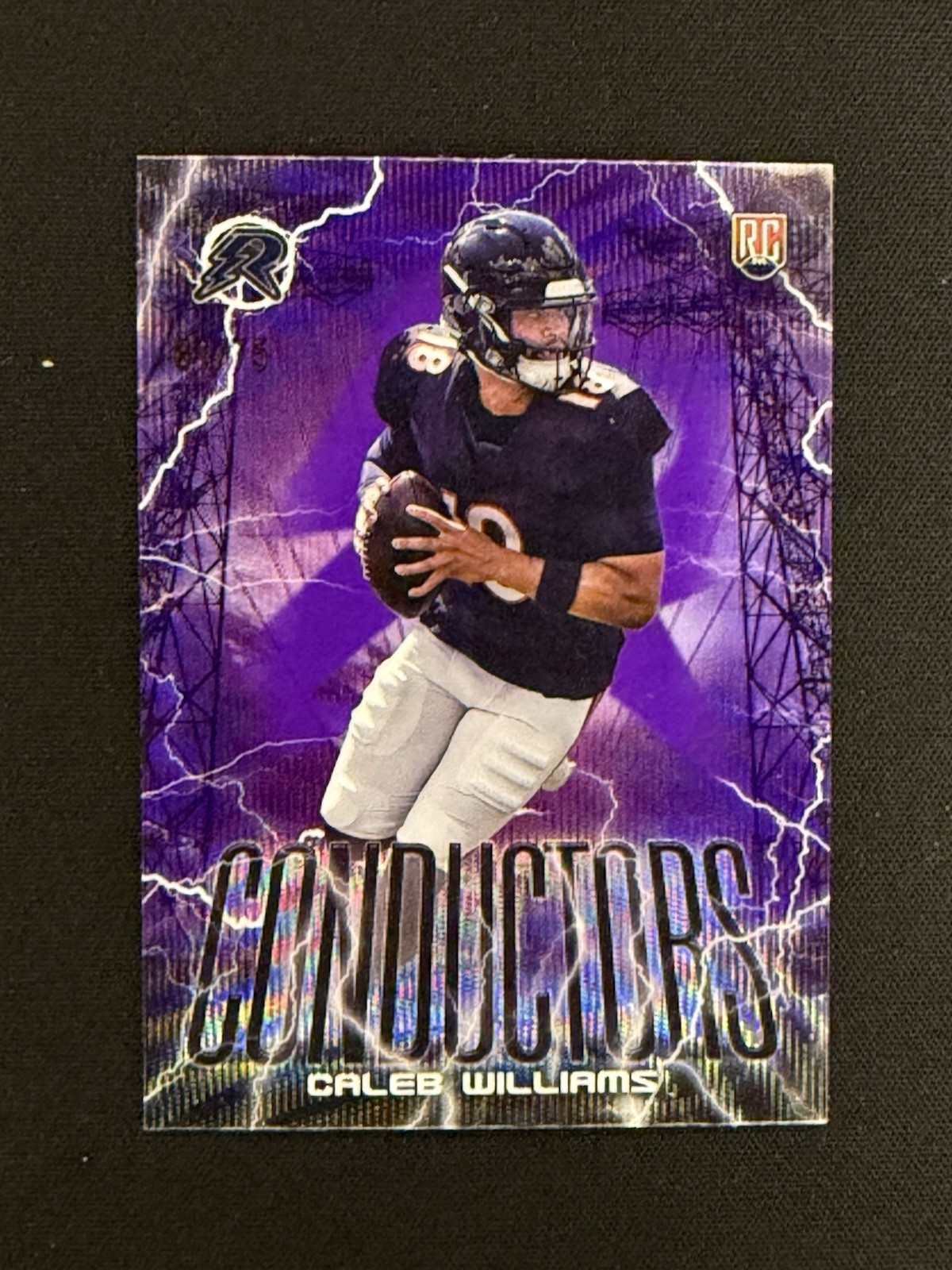 2024 Topps Resurgence Conductors CALEB WILLIAMS RC Purple #/75 #C-5 Bears