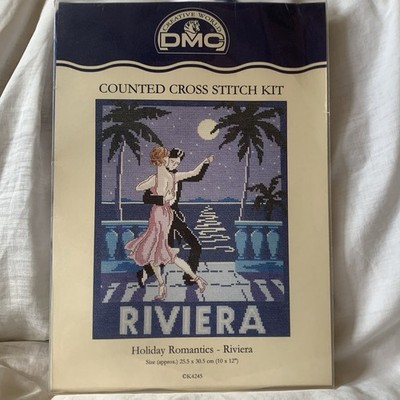 DMC Creative World Holiday Romantics Rivieria 10 x 12 Zoll Bild Kreuzstich-Set