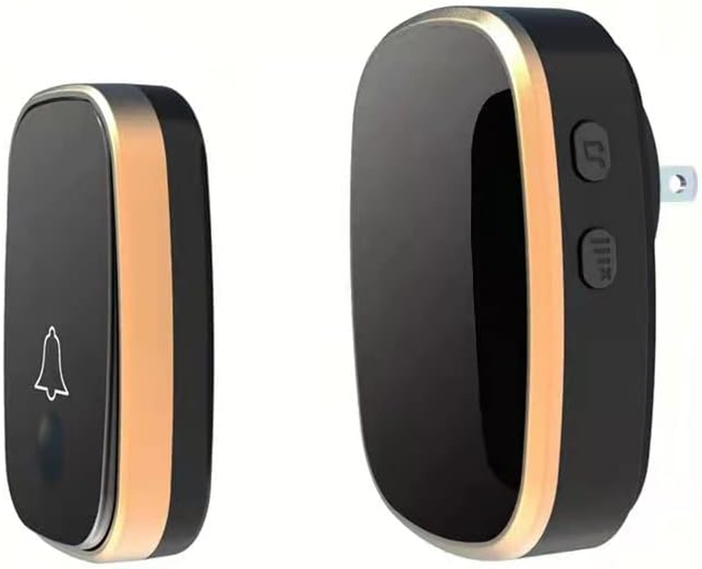 Wireless Doorbell with 1000ft Range 5 Volume Levels and Mute Option-image