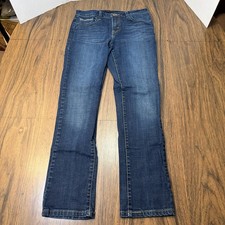 Levi's Womens Mid Rise Skinny Jeans Dark Wash Stretch Size 8 Classic 30x29