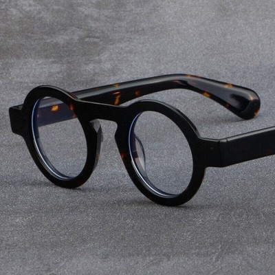 New Acetate Retro Round Reading Glasses for Women Men Readers Large Size
