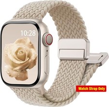 Magnetic Braided Stretchy Loop Strap Compatible with Apple Watch 38mm 40mm