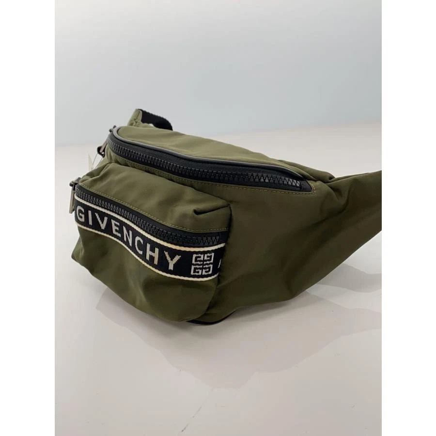 Givenchy — GIVENCHY Waist Bag Nylon bag Khaki Authentic Men's Logo Waist pouch Zipper