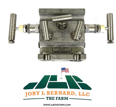 #ad EMERSON AGCO M6TVIS 4 5 VALVE DIFFERENTIAL PRESSURE MANIFOLD 316 SST NEW $145.00