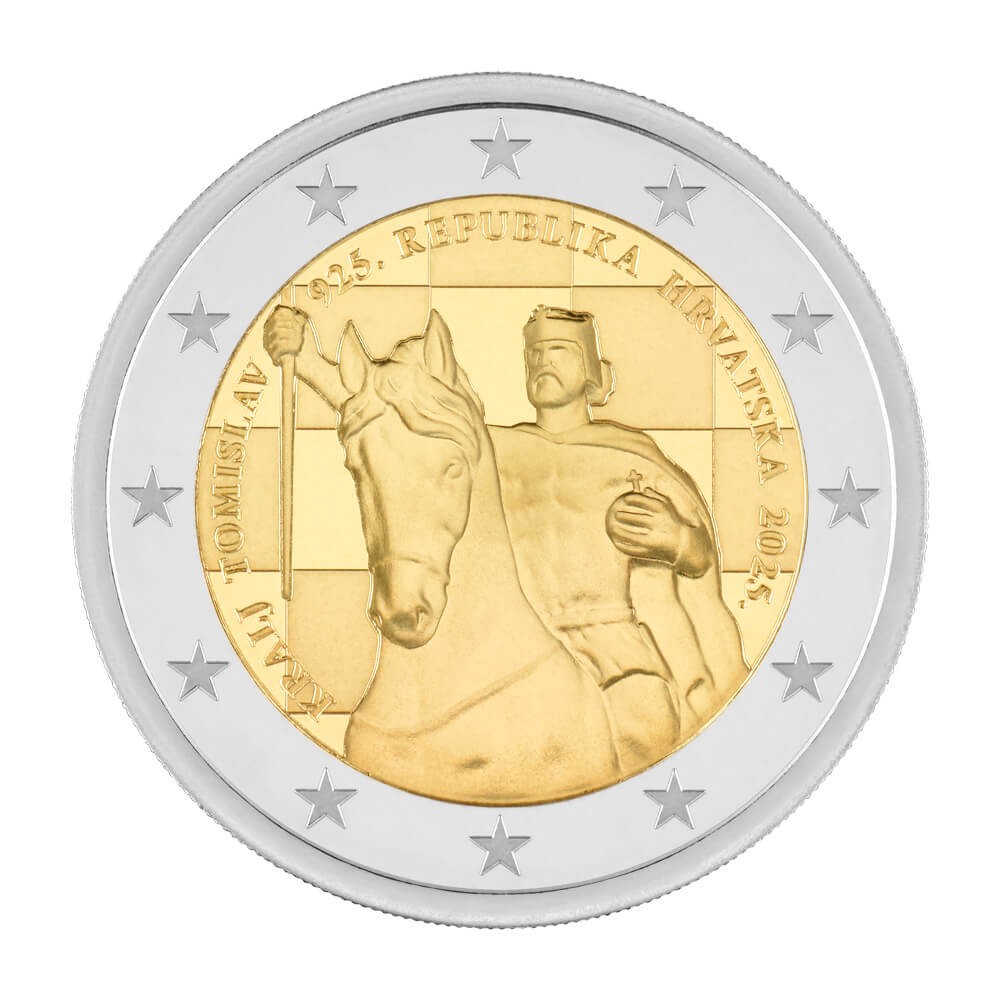 2 Euro Croatie 2025 - 1100 ans du Royaume Croate de Tomislav