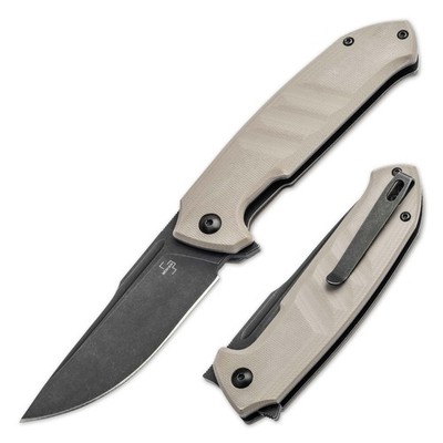 BOKER PLUS Barchan Tactical Folding Knife 440B Blade G10 Handle Coyote 01BP0039