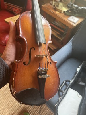 Antonio Stradivarius Fatiebat Cremona 1713 1/8 Violin Made In